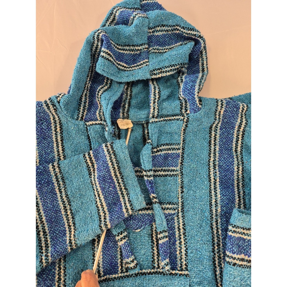 El Paso Saddle Blanket Company Mens Hoodie Sz L Southwestern Cowboy